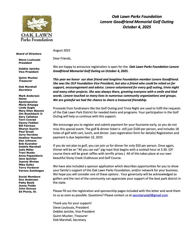 2025 LGoodfriend Golf Outing letter updated 8-1-25 (1)